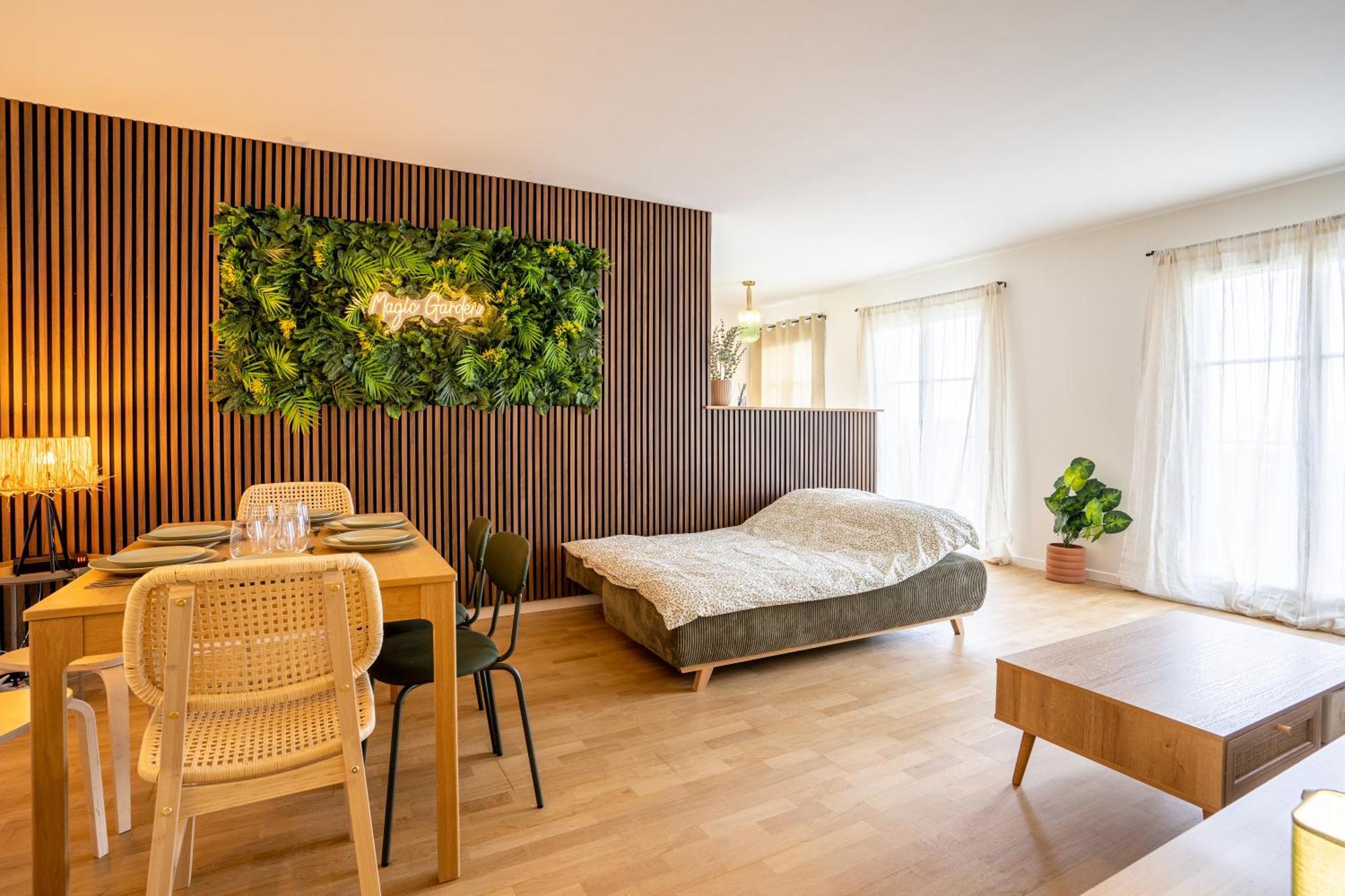 Magic Garden 6 Personnes Parking Prive A 20M Du Rer Apartamento Serris Exterior foto