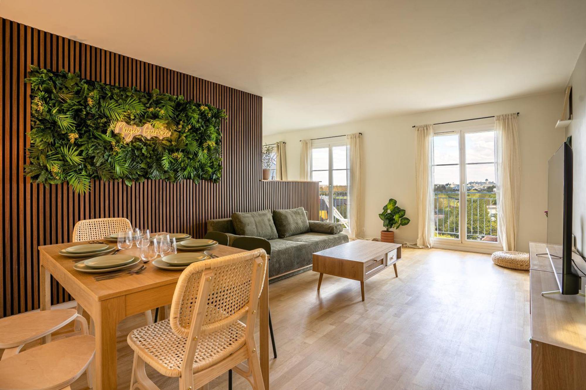 Magic Garden 6 Personnes Parking Prive A 20M Du Rer Apartamento Serris Exterior foto